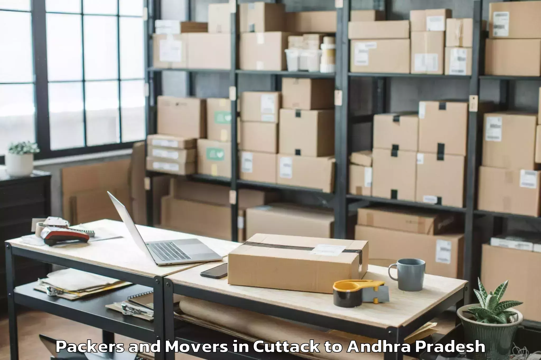 Reliable Cuttack to Tirupati Packers And Movers